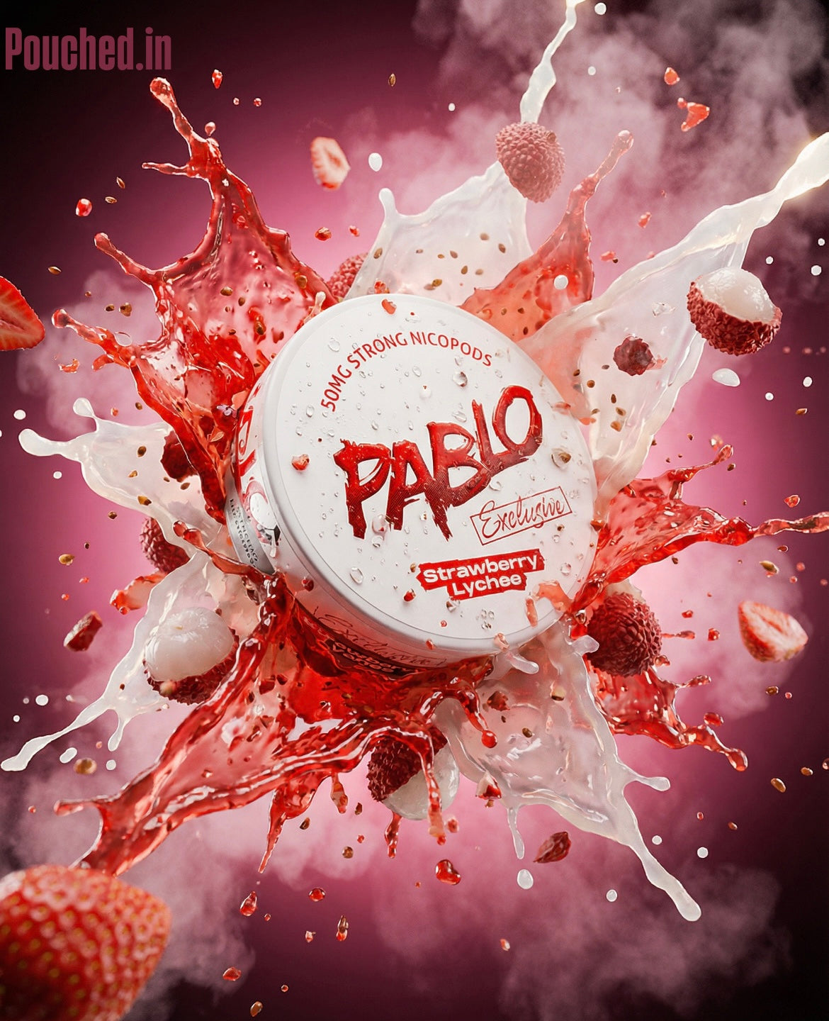 PABLO Strawberry Lychee 50mg