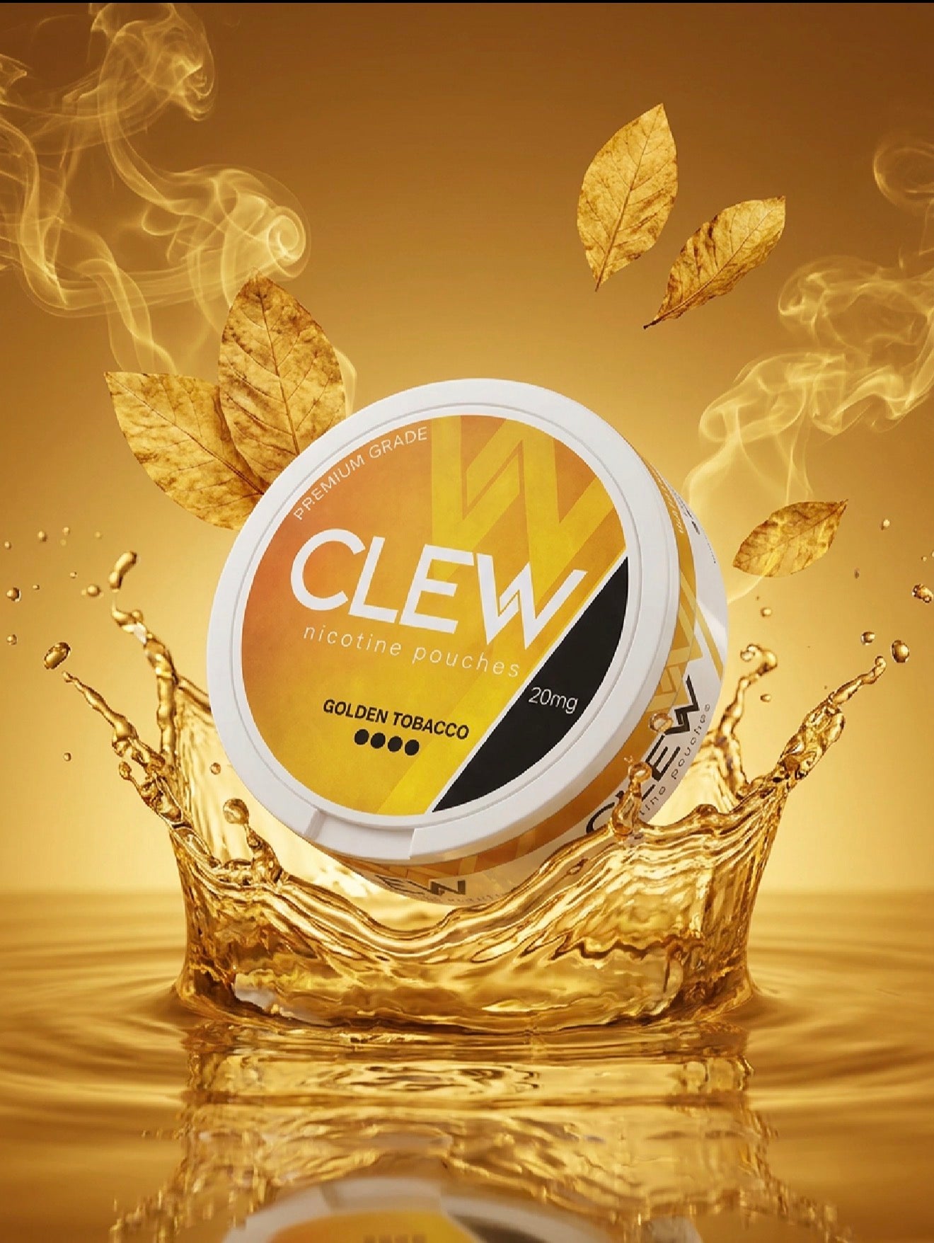 CLEW Golden Tobacco 20mg pouched.in