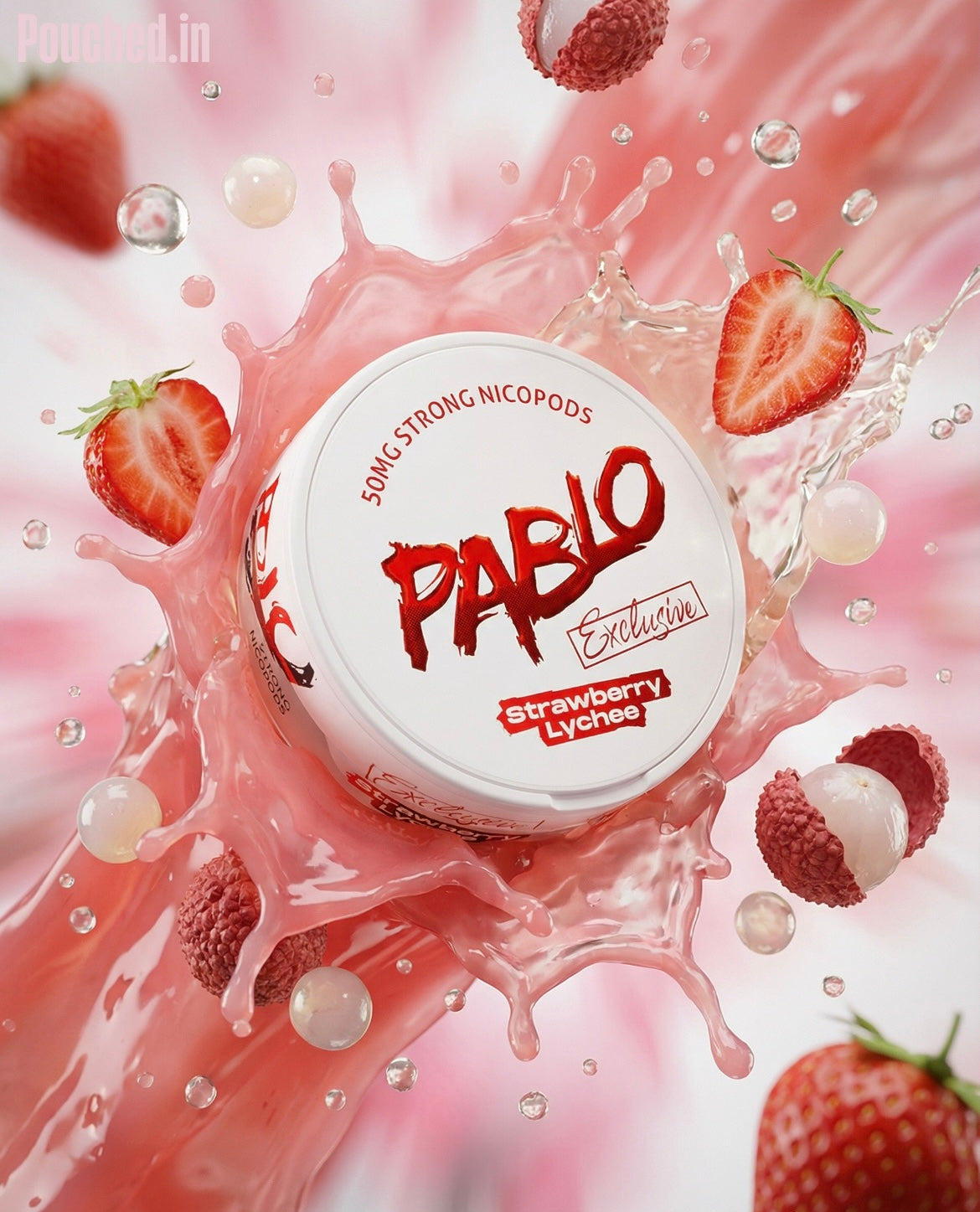 PABLO Strawberry Lychee 50mg