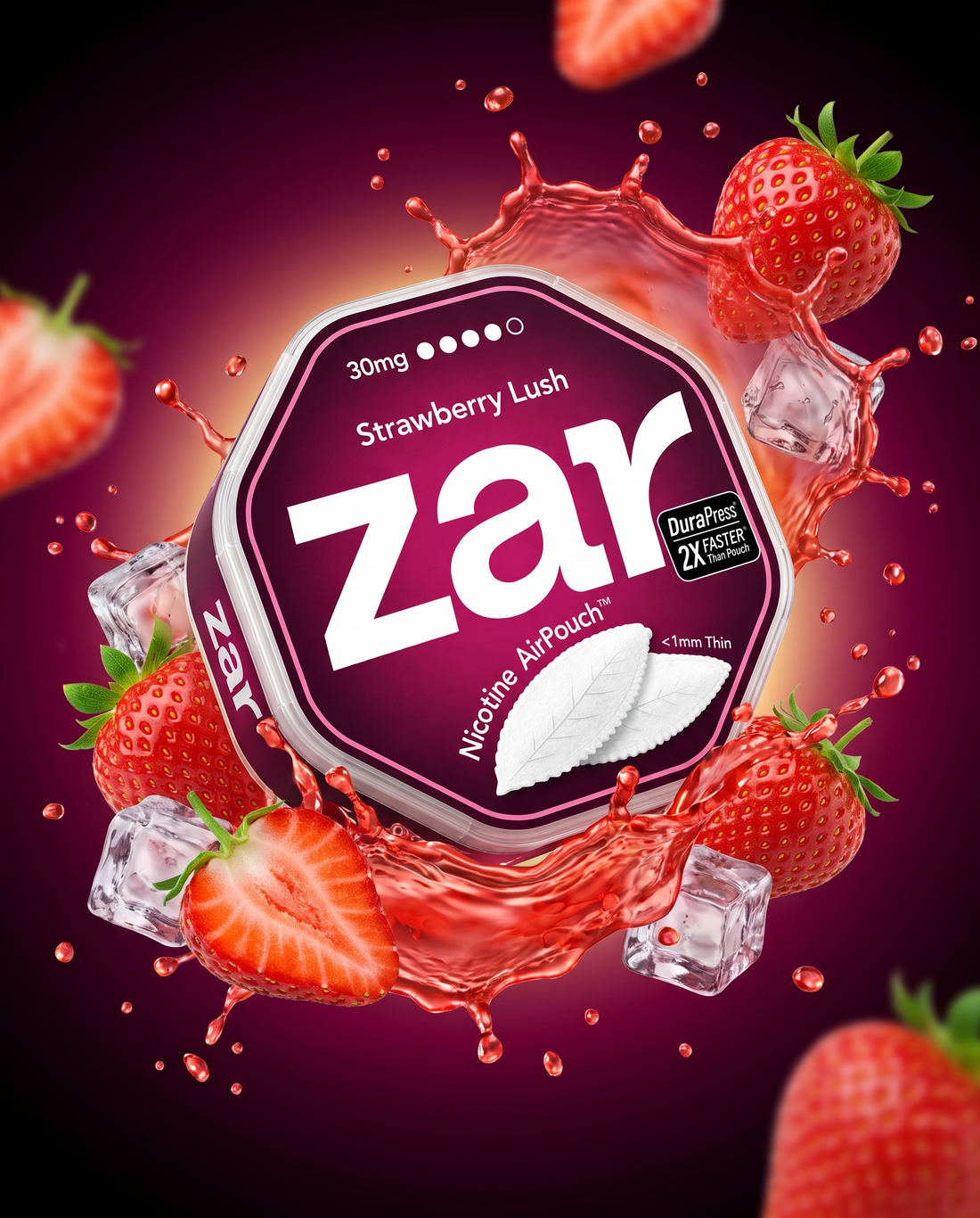 ZAR AirPouch Strawberry Lush 30mg
