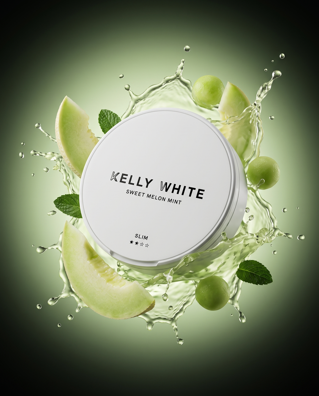 Kelly White Sweet Melon Mint Slim 5 mg